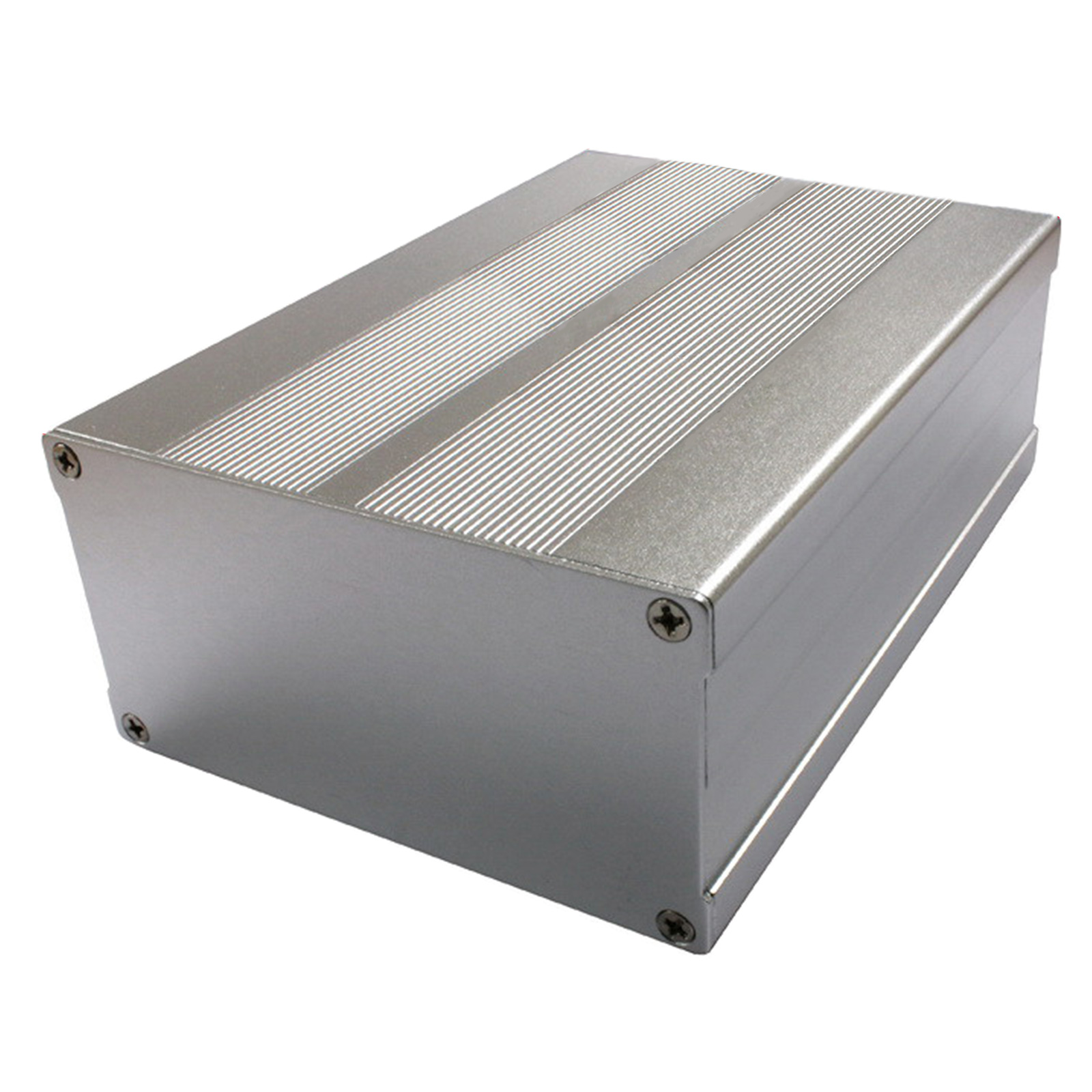 lanema Extruded Project Enclosure Metal Waterproof Electric Box Aluminum Power Amplifier Chassis 5.91x4.13x2.17in(LxWxH)