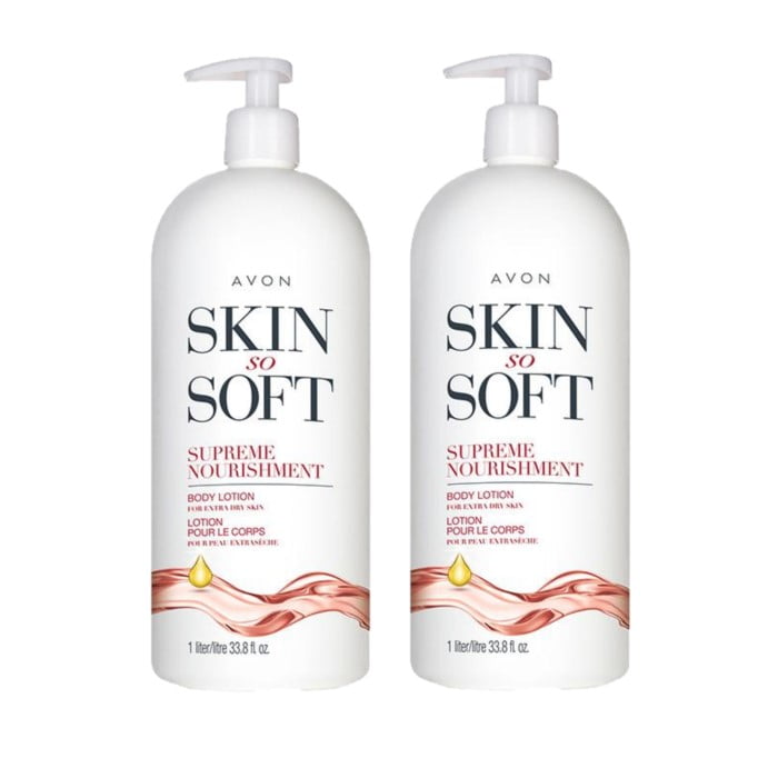 Pack of 2 Avon Skin So Soft Supreme Nourishment Body Lotion For Extra