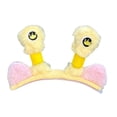 thumbnail image 1 of Adorno para casco de esquí con ojos y orejas grandes, con luz. Práctico, creativo, divertido y moderno. Fácil de usar para esquiadores adultos. Amarillo, 1 of 6