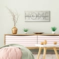 thumbnail image 2 of Stupell Industries Story Begins Family Home Inspirational Word Textured Wood Design Canvas Wall Art by Anna Quach, 2 of 6