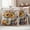 GoldenRod, variant on Fall Sunflower Outdoor Waterproof Pillow Covers, Thanksgiving Pumpkin Botanical Leaf Farmhouse Decorative Square Throw Pillowcase Sofa Cushion Sham for Patio/Couch/Chair, 16"x16" 2 Pack