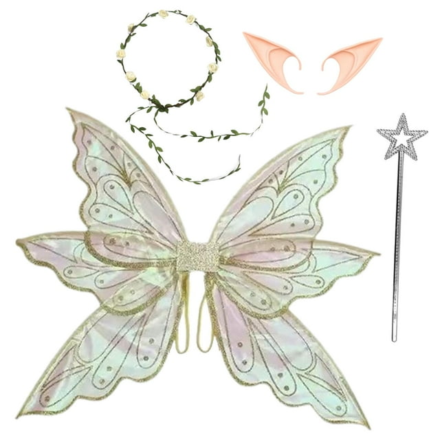 Conjunto de disfraz de Hada con alas de mariposa Strade Fareast Limited para juegos de rol