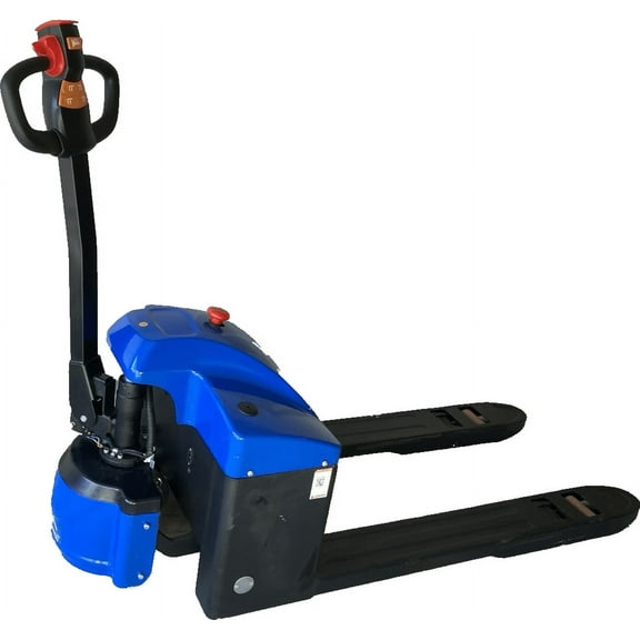 Full Electric Pallet Truck 3300 Lbs Blue ELP-150 Fork size: 48" x 27"