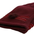 thumbnail image 4 of Elegant Women's Winter Thermal Gloves with Velvet Ribbon & Pom, 4 of 5