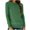 Green, variant on Women's Casual Long Sleeve Tops Crew Neck Round Hem Loose T-Shirts Tunic Tops Black XXL