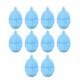 thumbnail image 1 of 10 piezas Limpiador de humidificador Fish ABS azul Limpiador de tanque de humidificador universal para humidificadores de vapor frío y cálido, 1 of 10