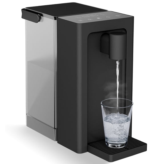 Instant Hot Water Dispenser, Quick Heating with Touchscreen & Child Lock for Home, Adjustable 5 Temp 3 Water Volume Dispense, 100OZ 3L Removable Tank, Ideal for Home Office Kitchen