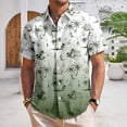 thumbnail image 4 of Ankishi Beach Shirts for Men Palm Tree Gradient Short Sleeve Button Down Shirts Summer Casual Tops for Travel, 4 of 6