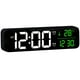 thumbnail image 1 of 1 reloj despertador de noche con pilas, luminoso, lámpara de noche, despertador., 1 of 8