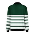 thumbnail image 5 of YUGYXL Trendy Stripe Color Block Bomber Jacket for Women Lightweight Zip Up Windproof Varsity Jacket Color Block Stand Collar Outwear with Pockets Clearance Sale, 5 of 6