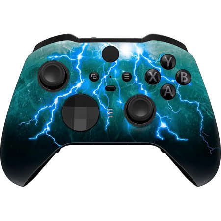 Custom Controllerzz Elite Series 2 Controller Compatible With Xbox One, Xbox Series S, and Xbox Series X (Green Skies)
