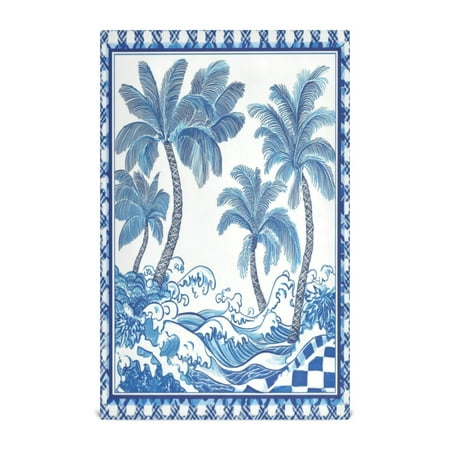

Kitchen Towel 28x18 Inches x1，Plate Towel Decorative Towel Napkin Tea Towel Tea Towels For Kitchen Dish Cloths & Dish Towels Blue Tree