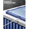 thumbnail image 3 of i-Blason Ares Series for iPad Air 4 10.9 inch Case (2020), Full-Body Kickstand with Built-in Screen Protector Cover with Pencil Holder (Blue), 3 of 8
