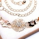 thumbnail image 3 of 2 uds cadena de cintura dorada nuevo cinturón de Metal con tachuelas de diamantes cinturón decorativo de piel, 3 of 4