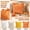 A001- Beige, variant on Halloween Decorations for Home, Halloween Pumpkin Decor, Plush 18X18 Inch Square Pillow Cover, Neutral Beige Pumpkin Throw Pillow for Couch, Soft Quilted Halloween Fall Decor,