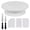 6pcs white, variant on Cake Decorating Kit with 11 Inch Turntable Stand and Spatulas for Baking Home Cake Decoration
