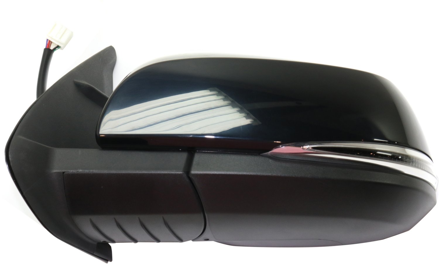Mirror Compatible With 2016-2018 Toyota Tacoma Left Driver Side Heated w/ Blind Spot Detection in Glass In-housing Signal Light Paintable Kool-Vue