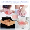thumbnail image 3 of Amdohai Portable Heating Pad Electric Waist Belt Device Fast Heating 4 Temperature Modes with Vibration Function Massage Belt for Back Pain USB Charging Plug and Play Belly Heating Pad, 3 of 7