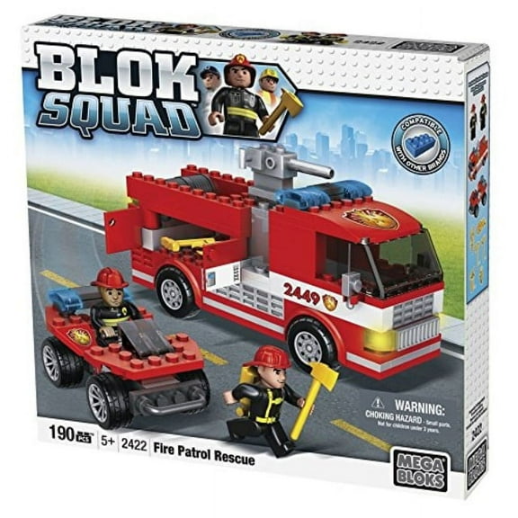 Mega Bloks, Blok Squad, Fire Patrol Rescue, 190 Piece