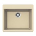 thumbnail image 1 of Houzer G-100 SAND Quartztone Series Composite Granite Topmount Single Bowl Kitchen Sink, Sand, 1 of 1