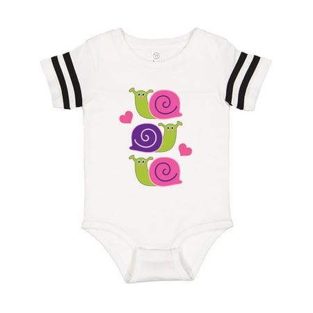 

Inktastic Snail Lover Girl Garden Snails Gift Baby Girl Bodysuit