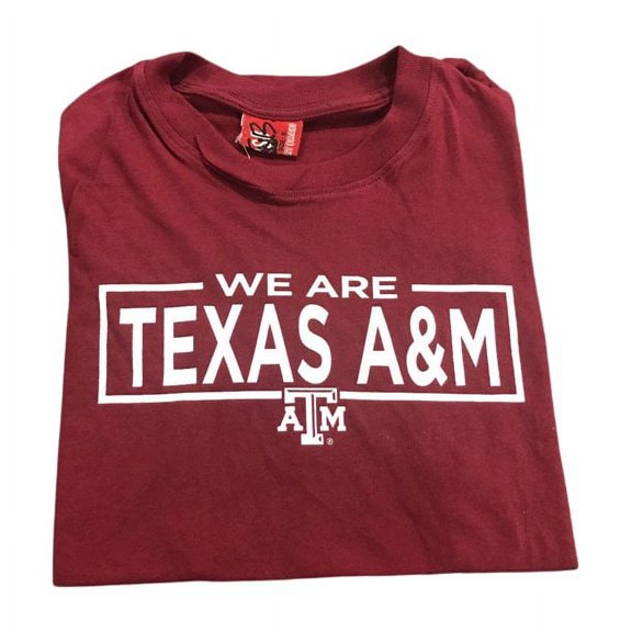 Brand New Athletics We Are Texas A&M Short-Sleeve Lightweight T-Shirt, 100% Cotton(Youth Small), Official Aggies Logo/Colors