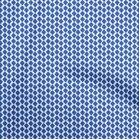 oneOone Viscose Chiffon Blue Fabric Block Sewing Craft Projects Fabric Prints By Yard 42 Inch Wide-UE