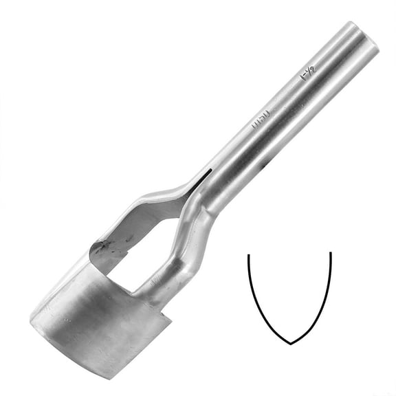 CS Osborne, 0150 Strap End Punch (English Point), Multiple Sizes