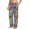 thumbnail image 6 of Honiee Trendy Colorful Pineapples 1 for men - a sleek fusion of Straight Pajama Pants, versatile Lounge Pants, and cozy Sleepwear, all rolled into one-X-Large, 6 of 6