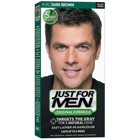 6 Pack - Just For Men Couleur des cheveux H-45 brun foncé 1 Chaque