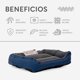 thumbnail image 5 of Cama para perro Alebripets  Cama Chica Azul Marino, 5 of 8