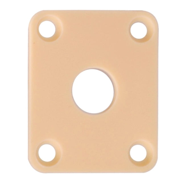 Piezas de Guitarra Eléctrica Sunnimix Cubierta de Placa de Enchufe 3 Piezas Crema