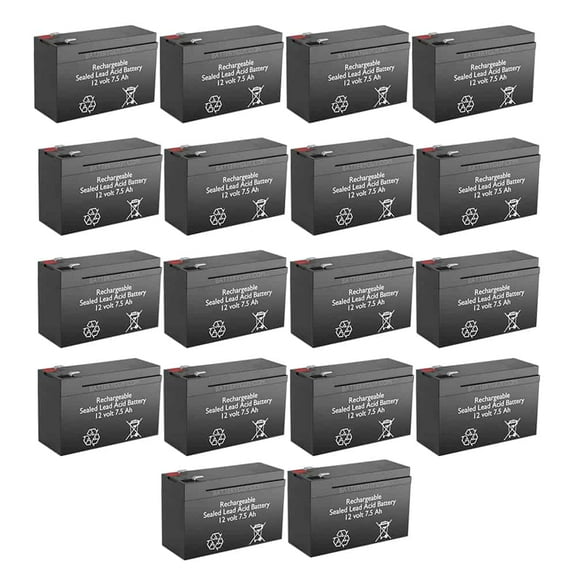 BatteryGuy para Systems Minuteman MCP BP2000 replacement battery - BatteryGuy brand equivalent (rechargeable, High Rate - Qty of 18)