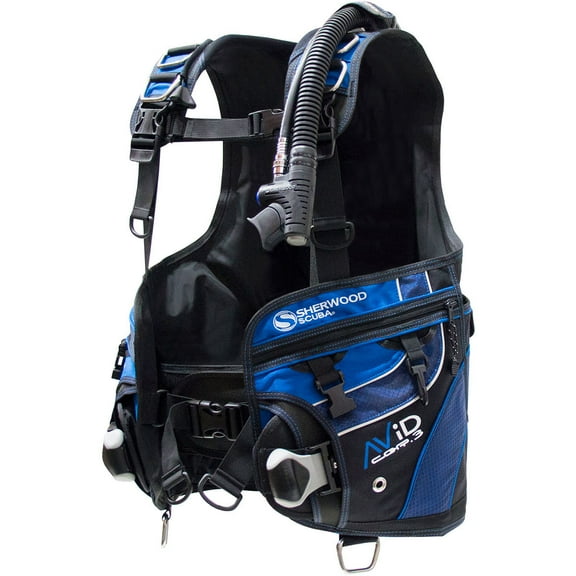 Sherwood Avid 700 CQR-3 Scuba Diving BC/BCD Weight Integrated Buoyancy Compensators