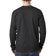 thumbnail image 3 of Bayside Adult 6.1 oz., 100% Cotton Long Sleeve Pocket T-Shirt - BA8100, 3 of 4