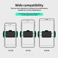 thumbnail image 3 of Wweixi Automobile Smartphone Holder Portable Universal Rubber Lining Detachable Stand Bracket Rack for 3.5 to 6-inch Phones White Blue, 3 of 6