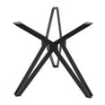 thumbnail image 6 of Geometric Heavy Duty Table Legs Solid Metal Dining Table Base 28.4" Black, 6 of 9