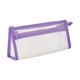 thumbnail image 1 of Bolsa para Bolígrafos con Cremallera, Estuche Transparente para Lápices, Organizador de Papelería, Estuche para Bolígrafos, Bolsa de Maquillaje, Bolsa , púrpura Macarena Estuche transparente para lápices., 1 of 6