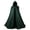 Green, variant on Hvyesh Renaissance Hooded Cloak for Women Men, Adult Medieval Cape with Hood,Viking Cloak