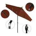 thumbnail image 2 of California Umbrella  9 ft. Aluminum Market Umbrella Push Tilt - M Black-Sunbrella-Terracotta, 2 of 5