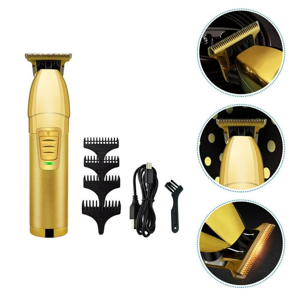 Raindrops 1 Set Professional Clipper Gold Barber Hair Trimmer