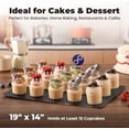 thumbnail image 4 of [20 Pack 19x14 Rectangle Cake Boards Black Cardboard Cake Base, Half Sheet Disposable, Desserts and Pastries Food Bottoms, Grease Proof and Moisture Resistant, 4 of 7