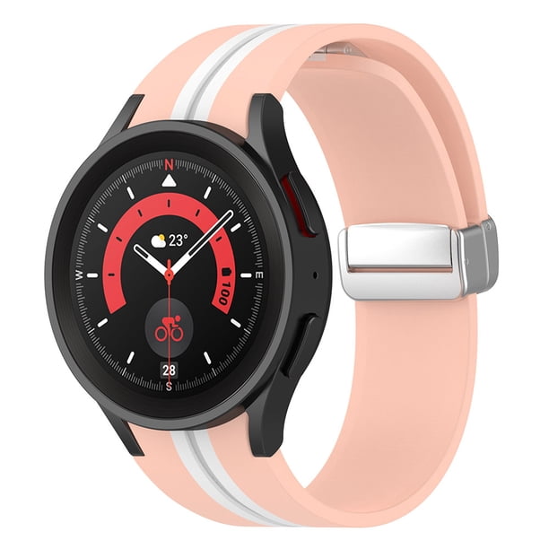 Correa de reloj de silicona suave de 20 mm para Samsung Galaxy Watch5/5 Pro/4