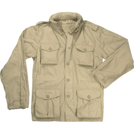 Lightweight Vintage M-65 Jacket - Rothco Lightweight Vintage M-65 Field Jackets, Tan, M