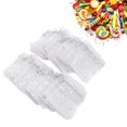 thumbnail image 4 of Sac en Maille Transparent à Cordon, Sacs en Maille 100 Pcs Corde Satin Transparent pour Fête Argent, 4 of 8