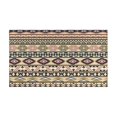 thumbnail image 2 of Boho Kitchen Mat Duo - Modern Farmhouse Rugs, Non-Skid, Absorbent Set of 2 - Moroccan Style, Ideal for Kitchen Decor, Accessories (Black 17x47+17x30), 2 of 7
