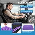 thumbnail image 3 of Automotive Gel Seat Cushions Designed for Summer Breathable Honeycomb Decompression Back Tailbone Pain Home Office Wheelchair, 3 of 7