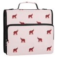 thumbnail image 5 of FORMRS Zipper Binder with Shoulder Strap 2-inch Ring 500 Sheet Capacity File Bag, Abstract Elephant Pattern, 5 of 5