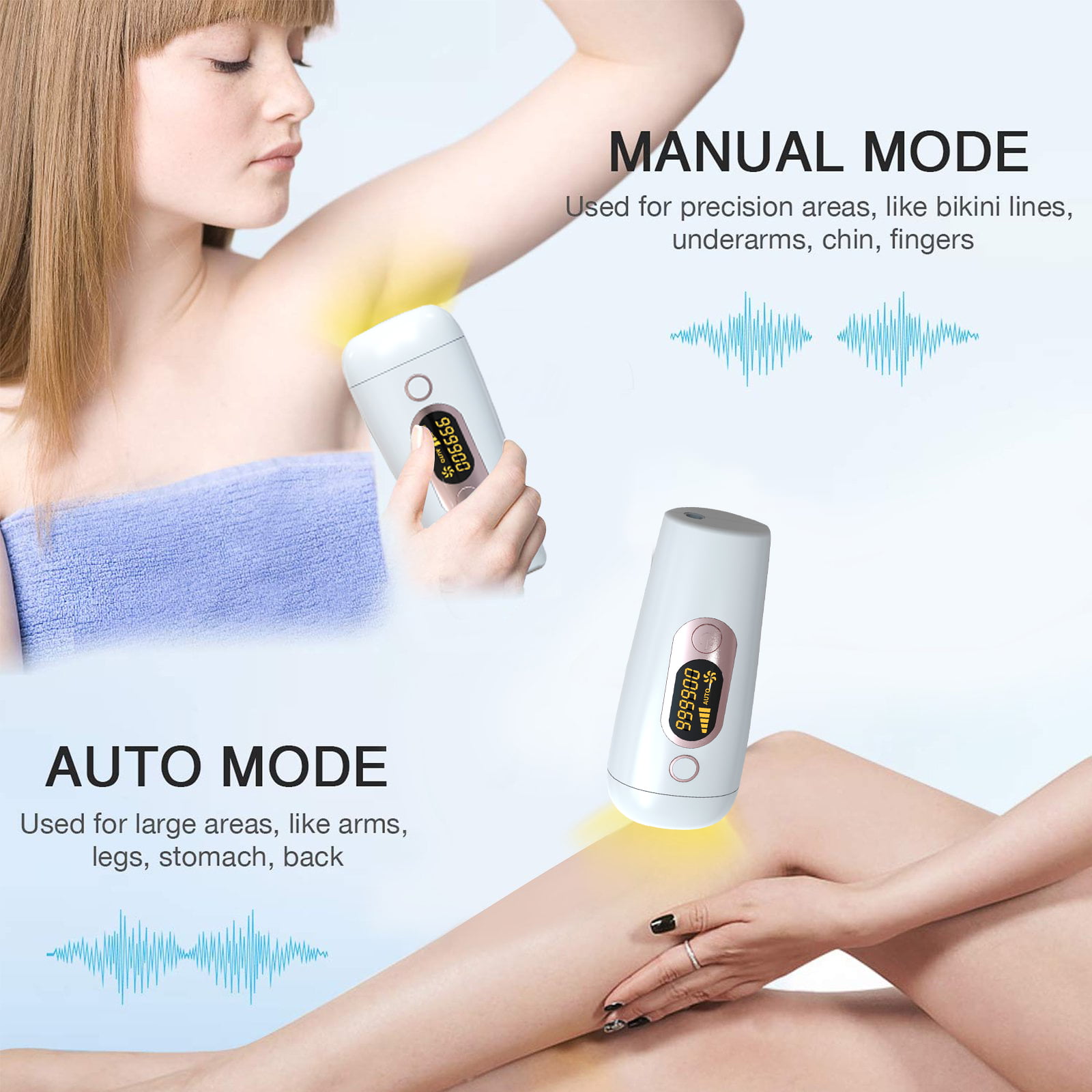 MaidenTouch - IPL Hair Removal Handset