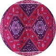 thumbnail image 1 of Ahgly Company Indoor Round Persian Pink Traditional Area Rugs, 3' Round, 1 of 4
